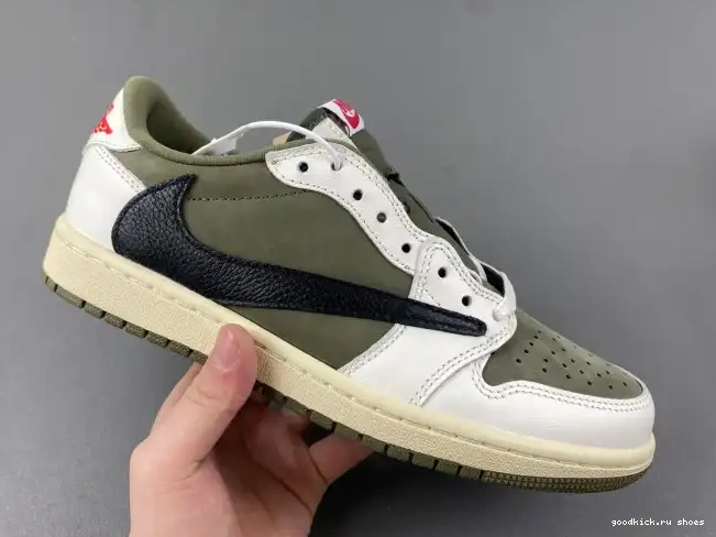 Rep 1 X SCOTT LOW TRAVIS AIR MEDIUM DM7866-200 OLIVE OG JORDAN 0612